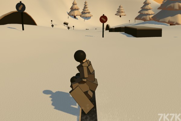 《高山滑雪训练》游戏画面1