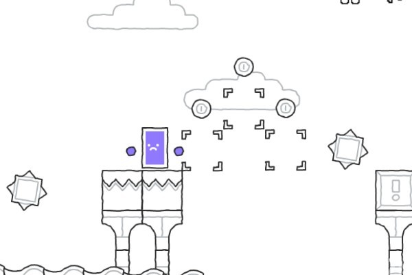 《紫方块的世界》游戏画面1