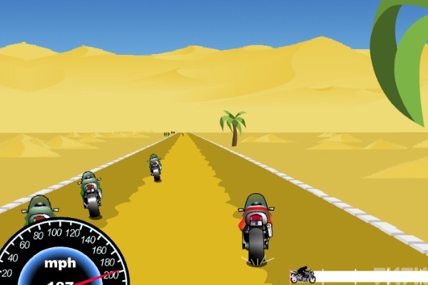 《极速摩托2H5》游戏画面2