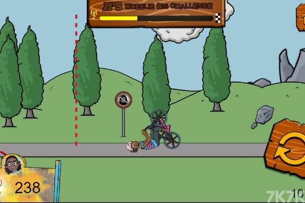 《自行车独轮挑战》游戏画面2