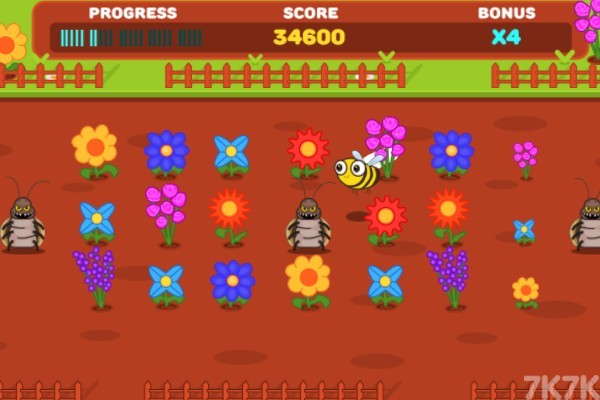 《小蜜蜂采花蜜》游戏画面4
