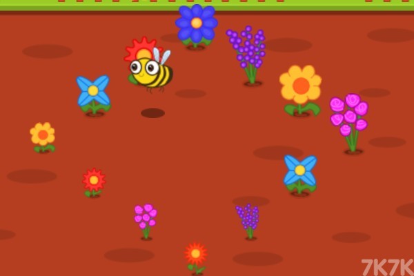 《小蜜蜂采花蜜》游戏画面1